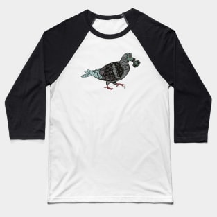 COVID Refugee Pigeon Baseball T-Shirt